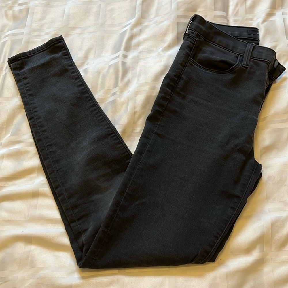 J BRAND MARIA faded black skinny jeans